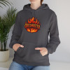 Grillmaster Hoodie – Flame Badge Front + Demon BBQ Back